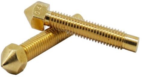 Длинное медное  сопло 0.4 мм  M6 * 32 мм для нити 1,75