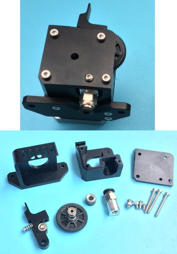 Экструдер Titan Aero для D-принтера Prusa i3 MK2 (черный, прямой привод)