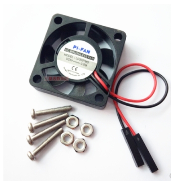 Вентилятор PI-Fan 3007 (5В DC, 0.2А, черный, 2x1pin, размер 30x30x7мм)