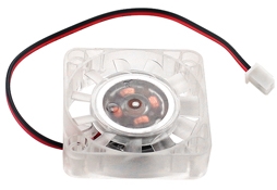 Вентилятор охлаждения 4010 (5В DC, синяя LED-подсветка, размер 40x40x10мм)