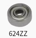 Ўариковый подшипник 624ZZ