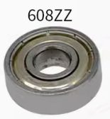 Ўариковый подшипник 608ZZ (8х22х7мм)