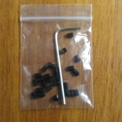 Набор винтов с ключом (М3х4)