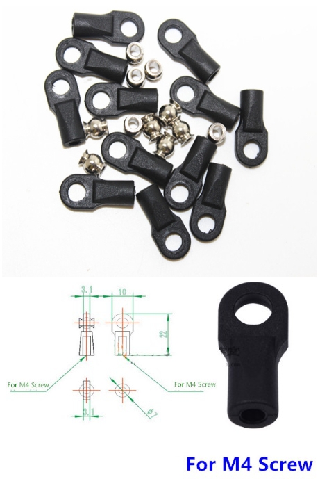 Ќабор шариковых соединений (M4, 12шт)
