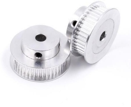 Алюминиевый  шкив тип BF GT2-7mm  42 зубьев 5 мм (мин заказ 50 штук)