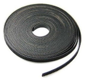 Черный зубчатый ремень MXL черный открытый (6мм)