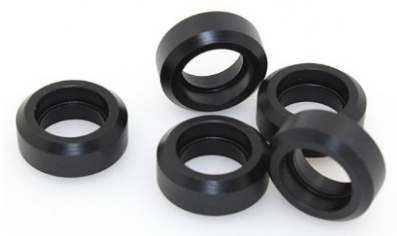 Большой пластиковый ролик POM (черный)