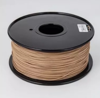 Филамент для 3D принтера PLA (древесный, 1кг, нить 1.75мм)