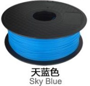 Филамент для 3D принтера PLA (небесно-голубой, 1кг, 1.75мм)