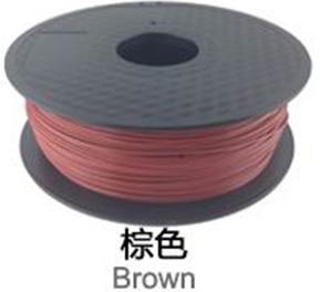 Филамент для 3D принтера PLA (коричневый, 1кг, 1.75мм)