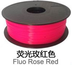 Филамент для 3D принтера PLA флуоресцентный (розовый, 1кг, 1.75мм)