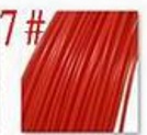 Филамент для 3D ручки PLA (красный, 5М, нить 1.75мм)