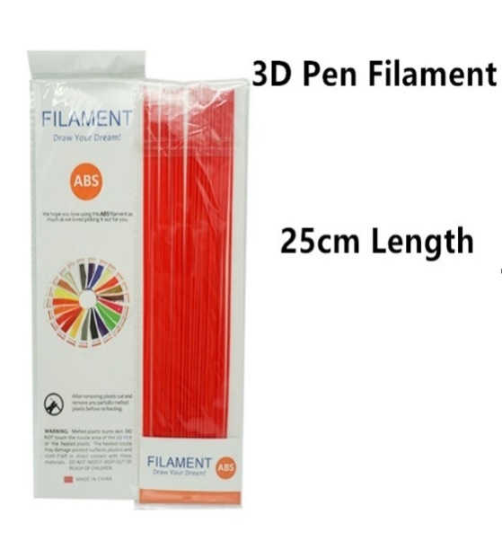 Филамент для 3D ручки PLA/ABS (25см, 40 шт.)