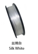 Филамент для 3D принтера PLA+SILK (белый, 250г, нить 1.75мм)