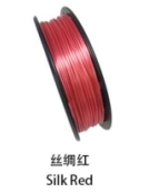 Филамент для 3D принтера PLA+SILK (красный, 1кг, нить 1.75мм)