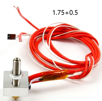 Набор для экструдера MK8 (0.5мм, 1.75мм)