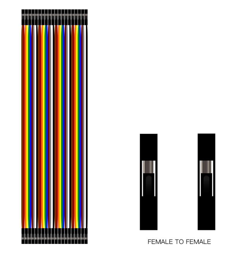 40-контактный соединительный шлейф Мама-Мама, 30см