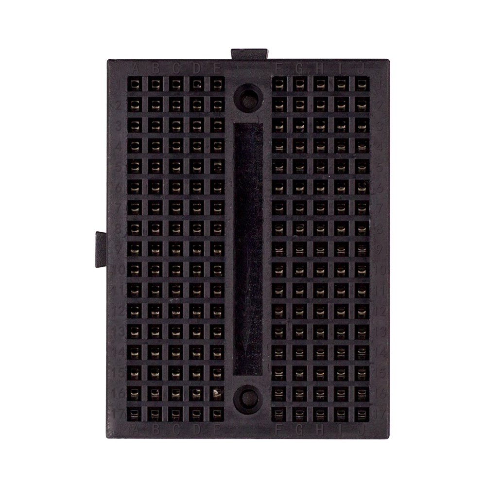 Беспаечна макетная плата SYB-170 на 170 точек, черная