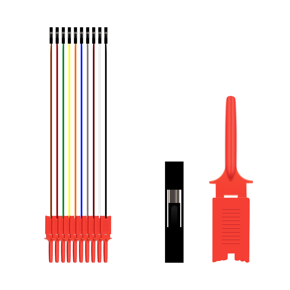 Зажимы для логического анализатор 10 штук, 20см