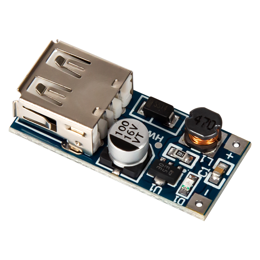 Повышающий преобразователь напряжения с обмоткой, DC-DC 0.9-5в 600мА