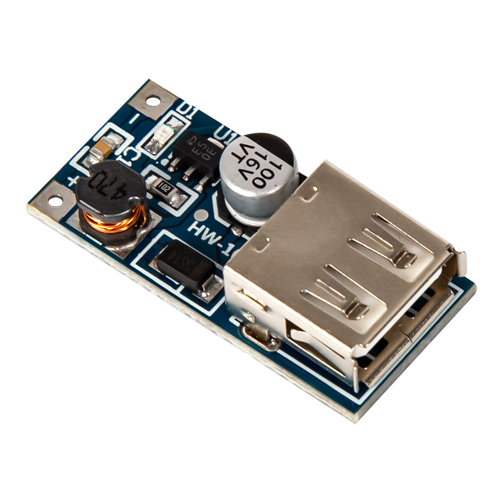 Повышающий преобразователь напряжения с обмоткой, DC-DC 0.9-5в 600мА