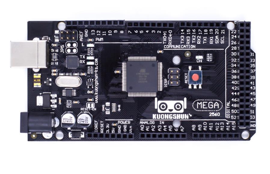 Контроллер Arduino MEGA 2560 R3 KUONGSHUN Atmega2560, с кабелем