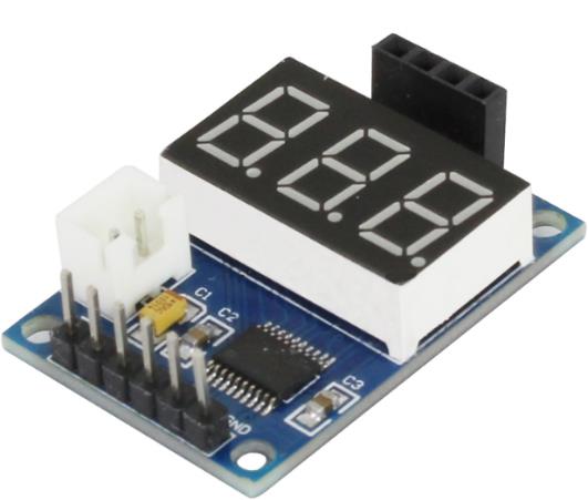 Плата дальномер с цифровым дисплеем для ультразвукового датчика расстояния HC–SR04