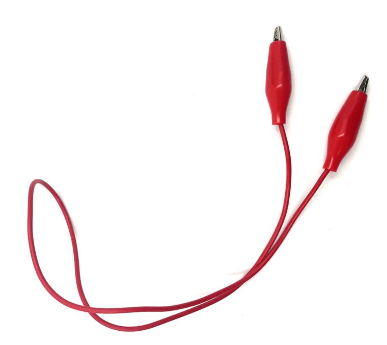 Провод с зажимом (крокодил), 1м