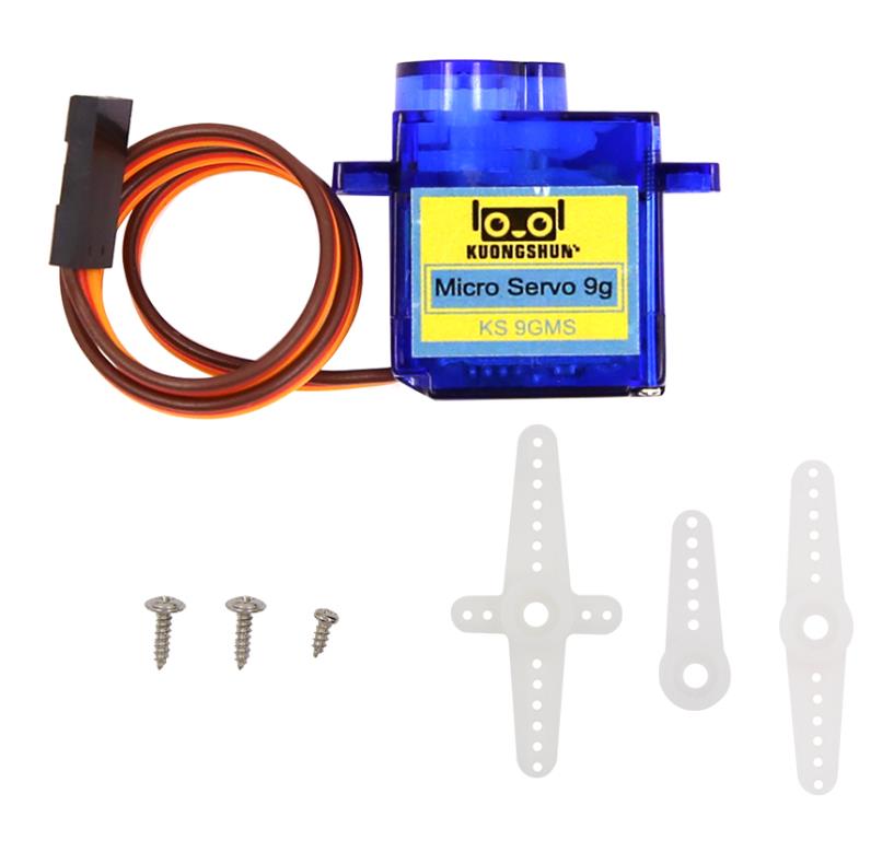 Сервопривод SG90 KUONGSHUN 180 градусов, китайский чип