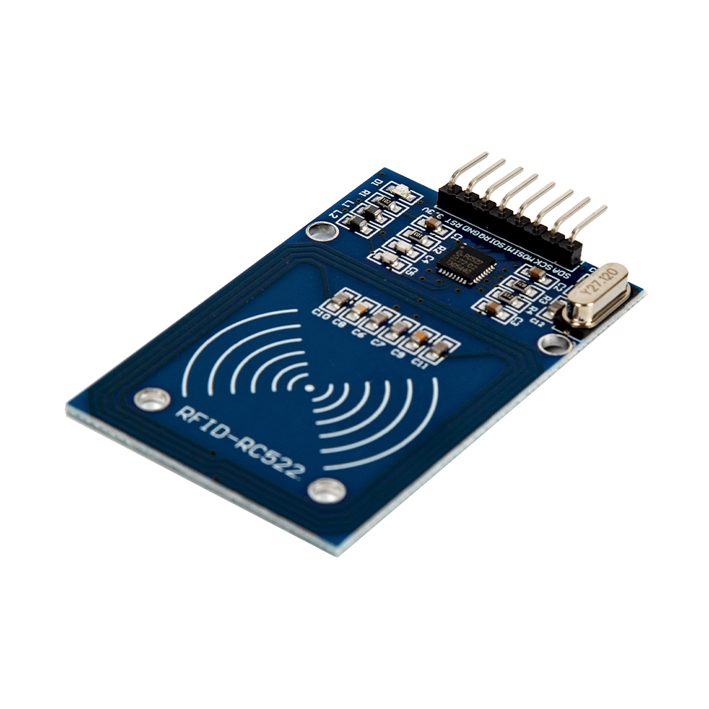 Модуль считыватель RFID MFRC-522 RC522 с картой и ключом 13.56МГ с припаянными контактами