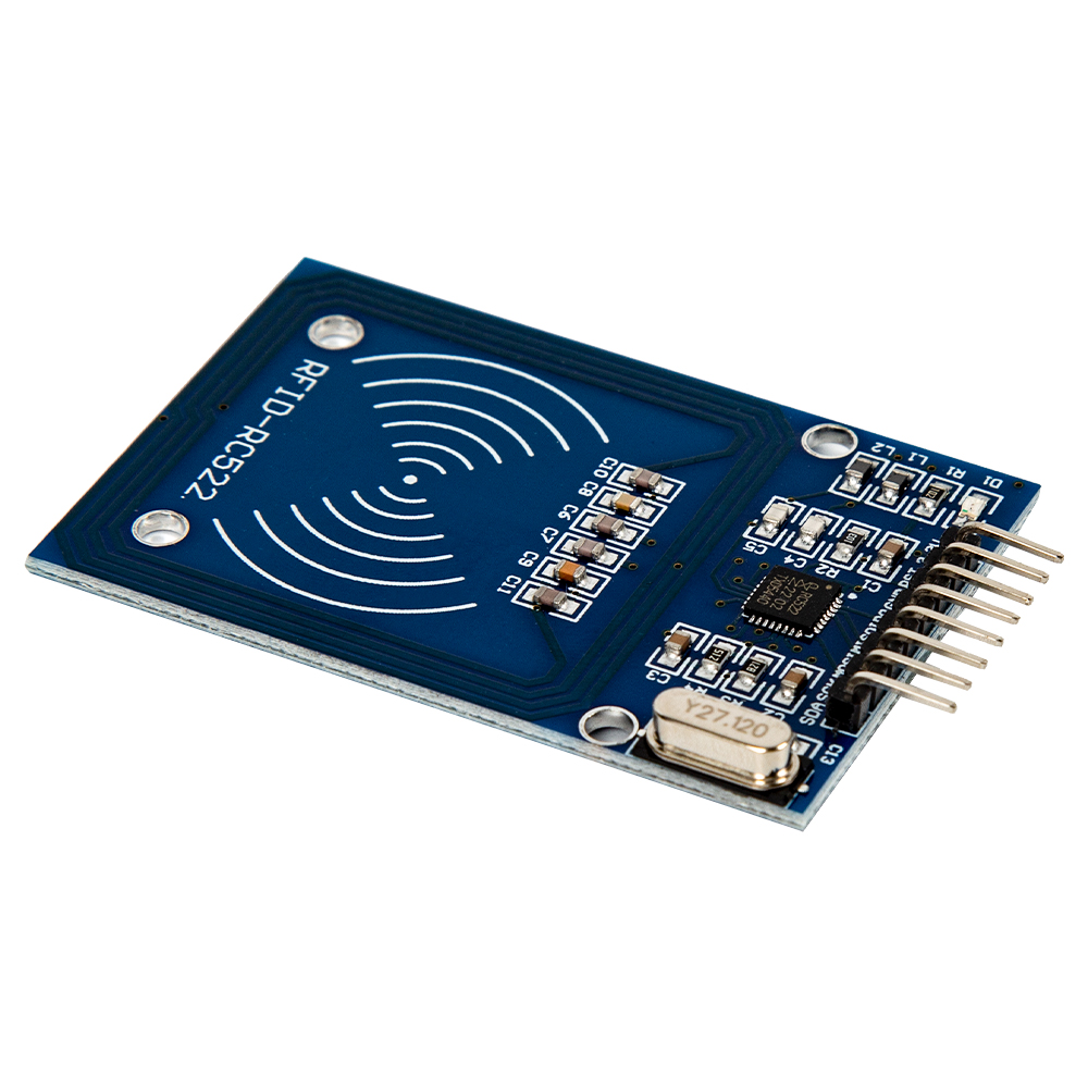 Модуль считыватель RFID MFRC-522 RC522 с картой и ключом 13.56МГ с припаянными контактами