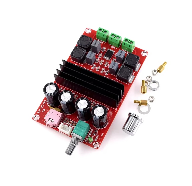 Цифровой аудио усилитель XH-M190, 2*100Вт 12-24в TDA3116D2 Power Audio