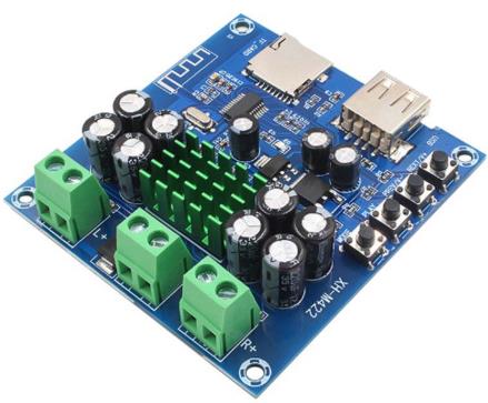Аудио усилитель XH-M422, 2*50Вт 12-24в TPA3116D2