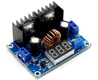 Понижающий преобразователь напряжения XH-M404 XL4016E1 с дисплеем, DC-DC 4-40в 8А