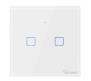 Сенсорный Wi-Fi-выключатель SONOFF T2EU2C-TX (2-клавишный, EU-стандарт, умный дом)