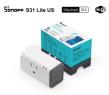 Умная Wi-Fi-розетка Sonoff S31 Lite (удаленное управление, таймер, мониторинг энергии, US-вилка)