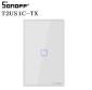 Сенсорный Wi-Fi-выключатель SONOFF T2US1C-TX (1-клавишный, US-стандарт, умный дом)