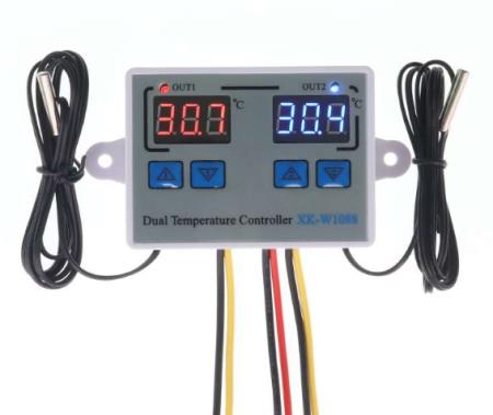 Цифровой терморегулятор (термостат) XK-W1088, 220в 1500Вт
