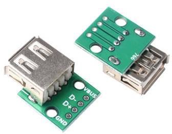 Модуль переходник USB мама-Dip, 2.54мм