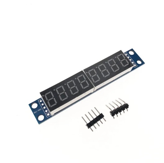 Цифровой дисплей MAX7219, (припаянные индикаторы)