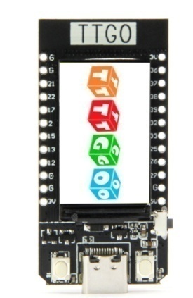 Плата разработки TTGO T-Display ESP32 WiFi/Bluetooth с  LCD дисплеем 1.14, 16Мб (чип CH9102F)