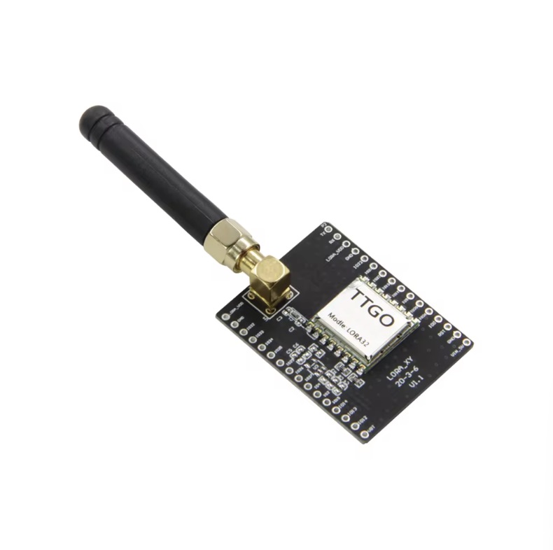 Распаянный экран Lora 868MHz для модуля TTGO T-SIM7000G