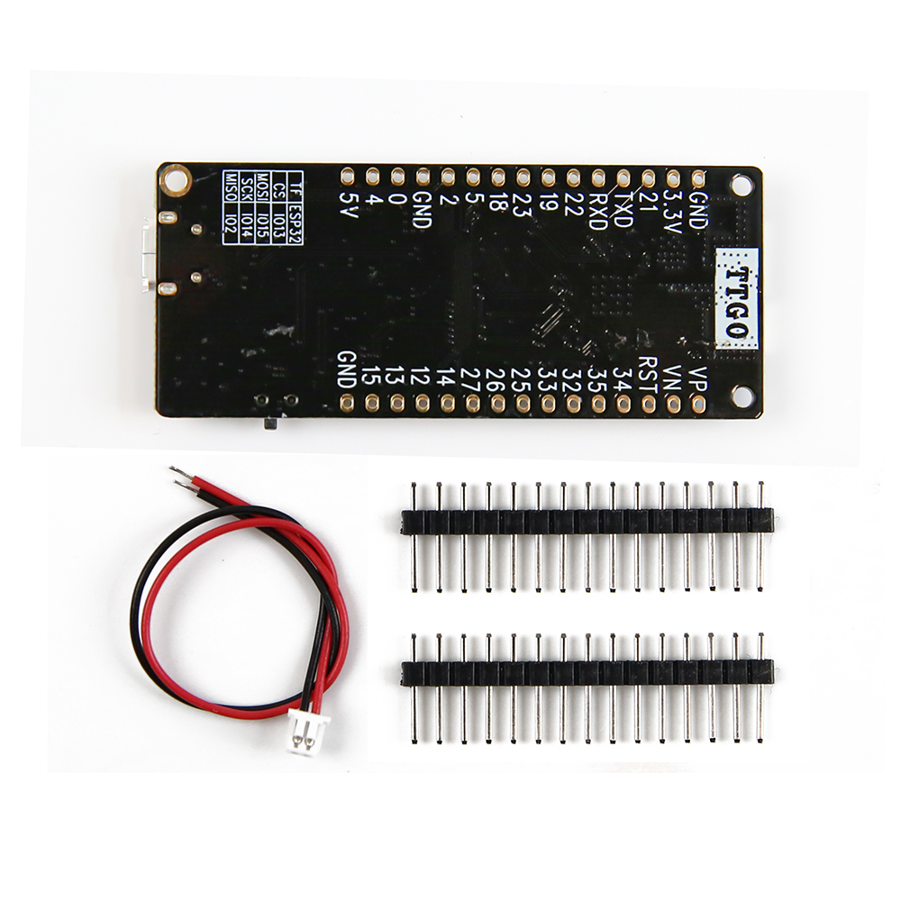 Плата разработки TTGO T8 V1.7 ESP32-WROVER WiFi/Bluetooth, PSRAM 8Мб, FLASH 4Мб, (чип CH9102F) с неприпаянными контактами