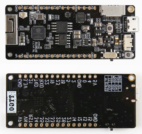 Плата разработки TTGO T8 V1.7 ESP32-WROVER WiFi/Bluetooth, PSRAM 8Мб, FLASH 16Мб, с неприпаянными контактами