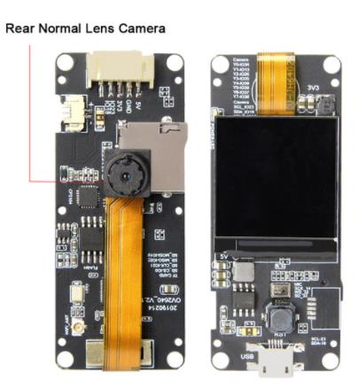 Модуль камеры TTGO T-Camera Plus OV2640 с дисплеем 1.3'