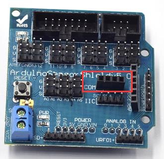 Плата расширения Sensor Shield V5.0, с 4-контактным разъёмом мама