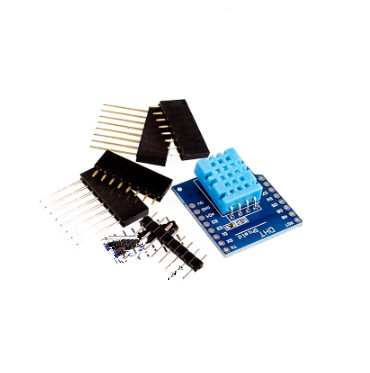 Плата расширения для котроллера Wemos D1 mini с датчиком температуры и влажности DHT11