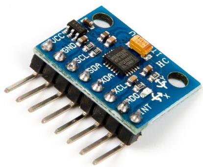 Трехосевой модуль гироскопа и акселерометра MPU-6050 GY-521 с угловым контактом