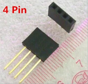 Штырьевой разъём на 4 контактов мама