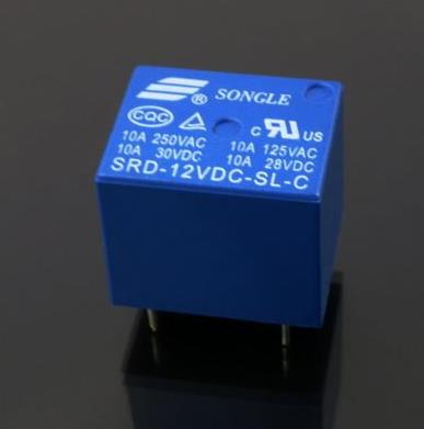 5-контактное реле SRD-12VDC-SL-C